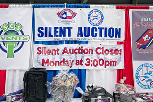 Texas EMS Hall of Honor Silent Auction Booth | Texas EMS Conference
