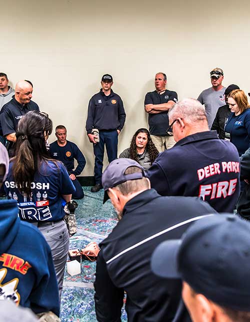 Attendees in hands on workshop at conference | Texas EMS Conference | Austin, TX
